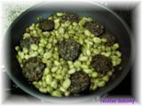 Habas con morcilla