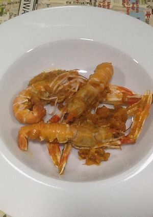 Una foto de Cigalas guisadas