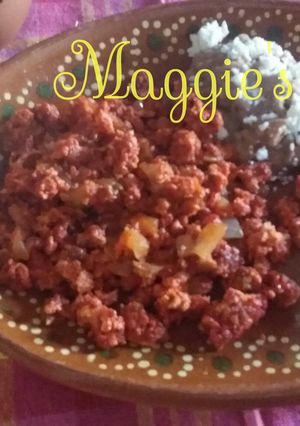 Una foto de Chorizo ranchero (vegetal)