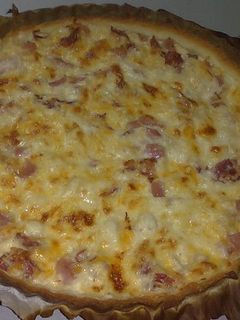 Una foto de Quiche con champiñones