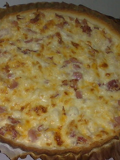 Una foto de Quiche con champiñones