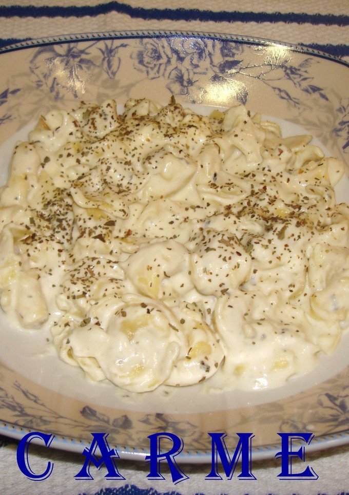 Una foto de Tortellini al roquefort