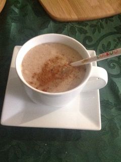 Una foto de Natillas de harina de almendras, avena y maíz en microondas