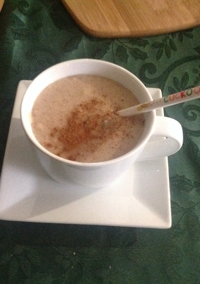 Una foto de Natillas de harina de almendras, avena y maíz en microondas