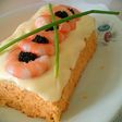 Pastel de merluza y langostinos