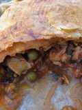 Empanada gallega en versión rioplatense con corvina