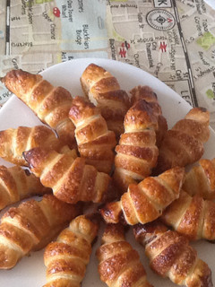 Una foto de Croissants con onzas de chocolate