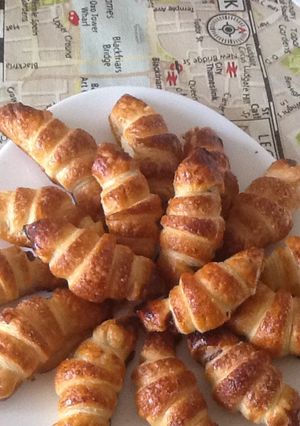 Una foto de Croissants con onzas de chocolate