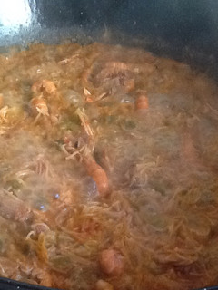 Una foto de Fideuà de calamares y cigalas