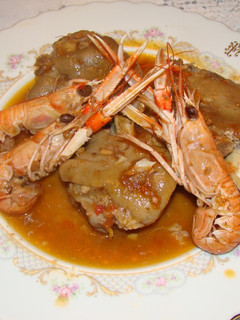 Una foto de Pies de cerdo con escamarlanes