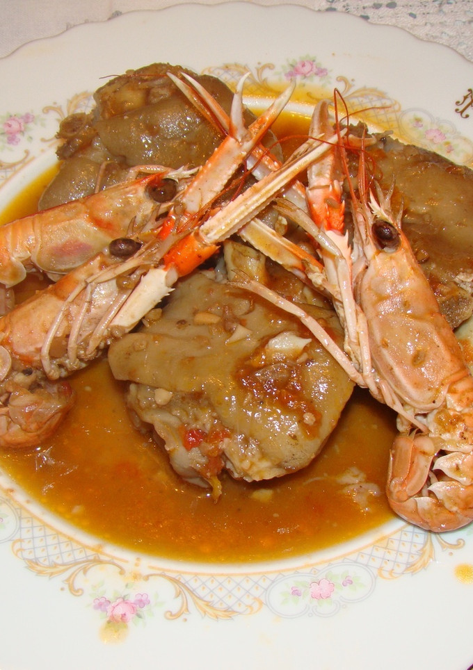 Una foto de Pies de cerdo con escamarlanes