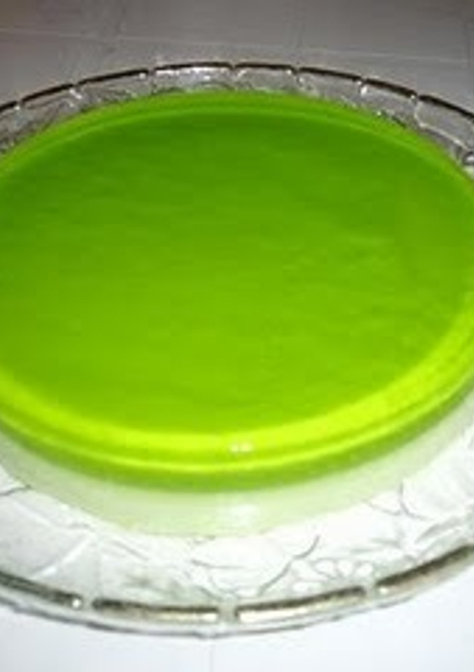 Una foto de Postre de gelatina de piña
