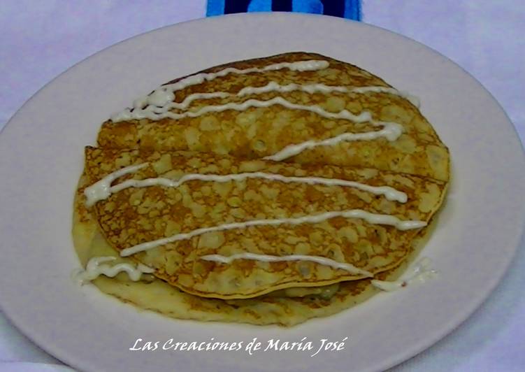 Crepes de champiñones