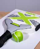 Tarta fondant pala de padel