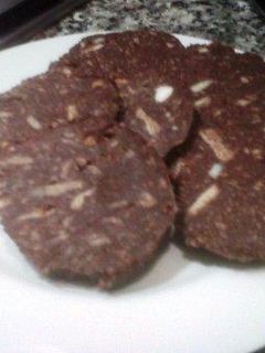Una foto de Embutido de chocolate