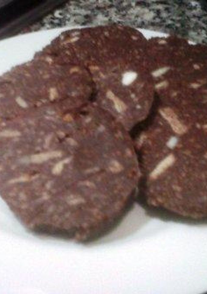 Una foto de Embutido de chocolate 