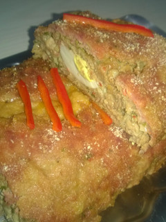 Una foto de Pan de carne relleno