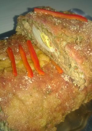 Una foto de Pan de carne relleno