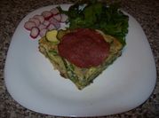Una foto de zucchini al horno