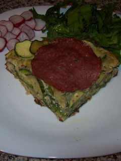 Una foto de Tortilla de zapallitos al horno