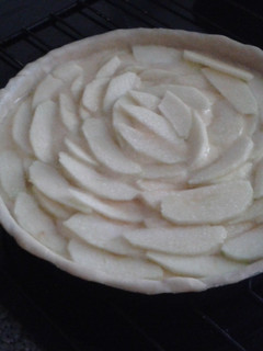 Una foto de Tarta de manzana esponjosa