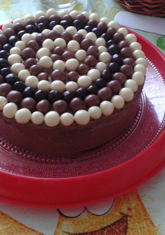 Una foto de Tarta chocolateada