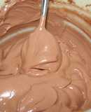 Relleno y cobertura cremosa de chocolate para tortas
