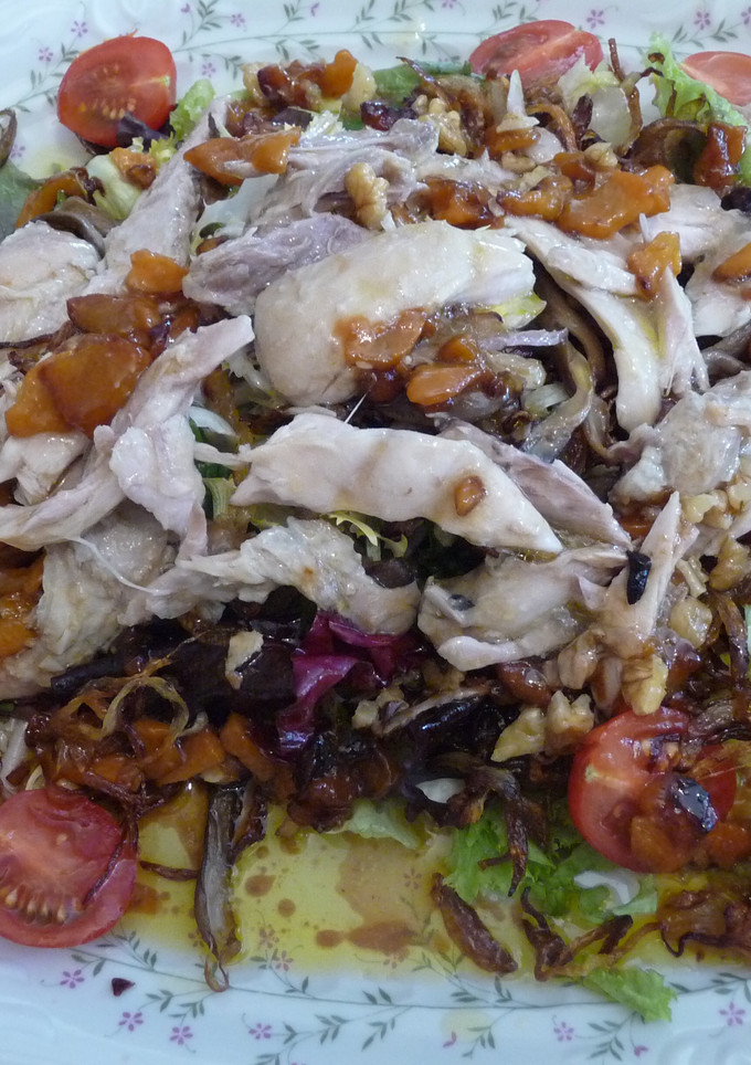 Una foto de Ensalada de perdiz escabechada