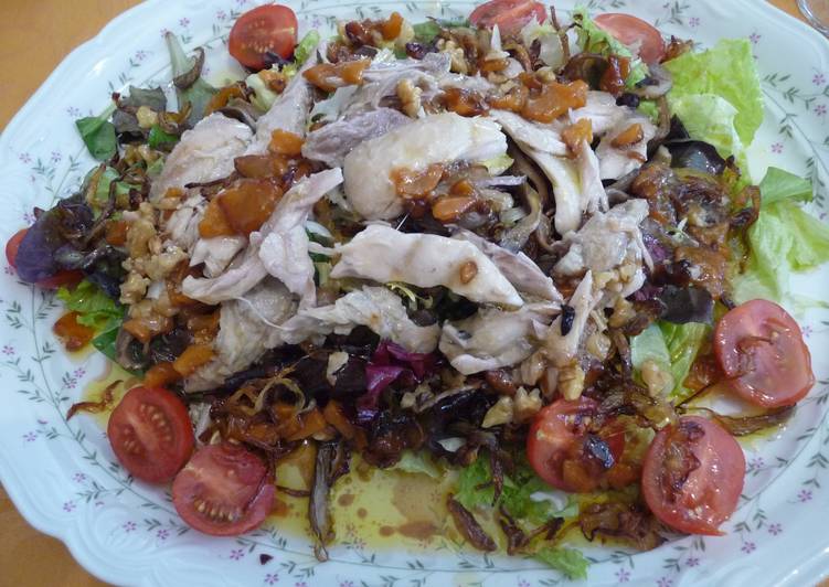 Ensalada de perdiz escabechada