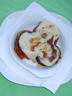 Una foto de Gratinado de berenjena y pollo