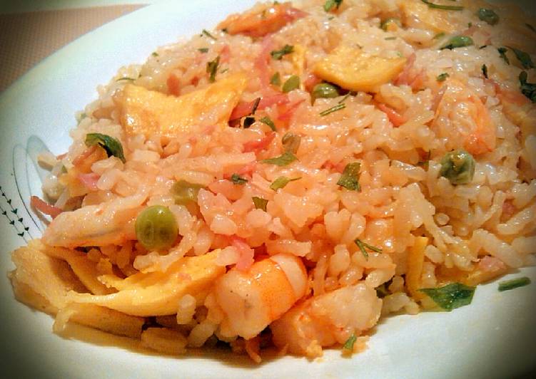 Arroz frito chino tres delicias Receta de josevillalta Cookpad