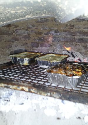 Una foto de Papas a la crema de ajo