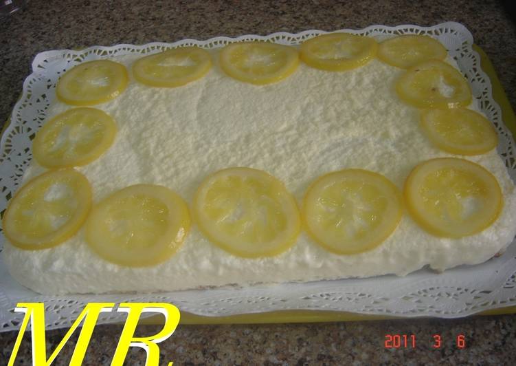 Tarta mouse de limón