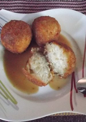 Una foto de Buñuelos de yuca (mandioca) y queso