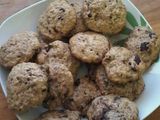 Galletas con trocitos de chocolate y harina integral