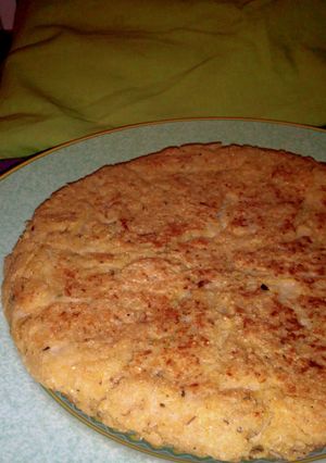 Una foto de Tortilla de "patatas" vegana