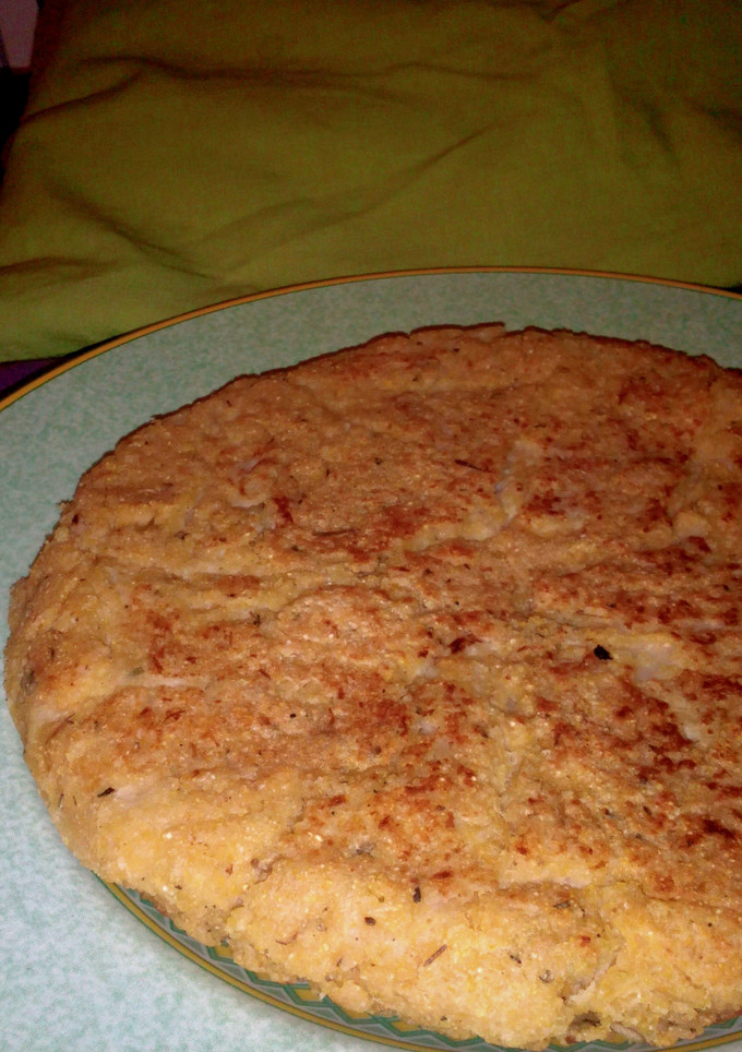 Una foto de Tortilla de "patatas" vegana
