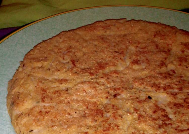 Tortilla de "patatas" vegana