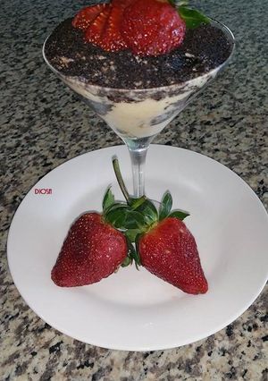 Una foto de Mousse de oreo