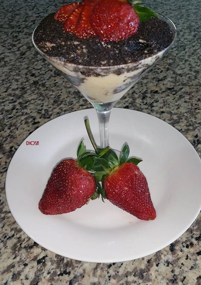 Una foto de Mousse de oreo
