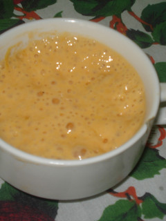 Una foto de Mousse de mango light