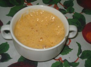 Una foto de Mousse de mango light