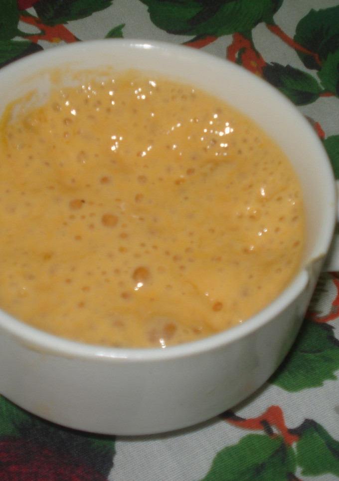 Una foto de Mousse de mango light