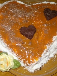 Una foto de Tarta de maizena con dulce de leche