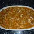 Guiso de fabes con rape