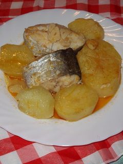 Una foto de Merluza al ajo y pimentón