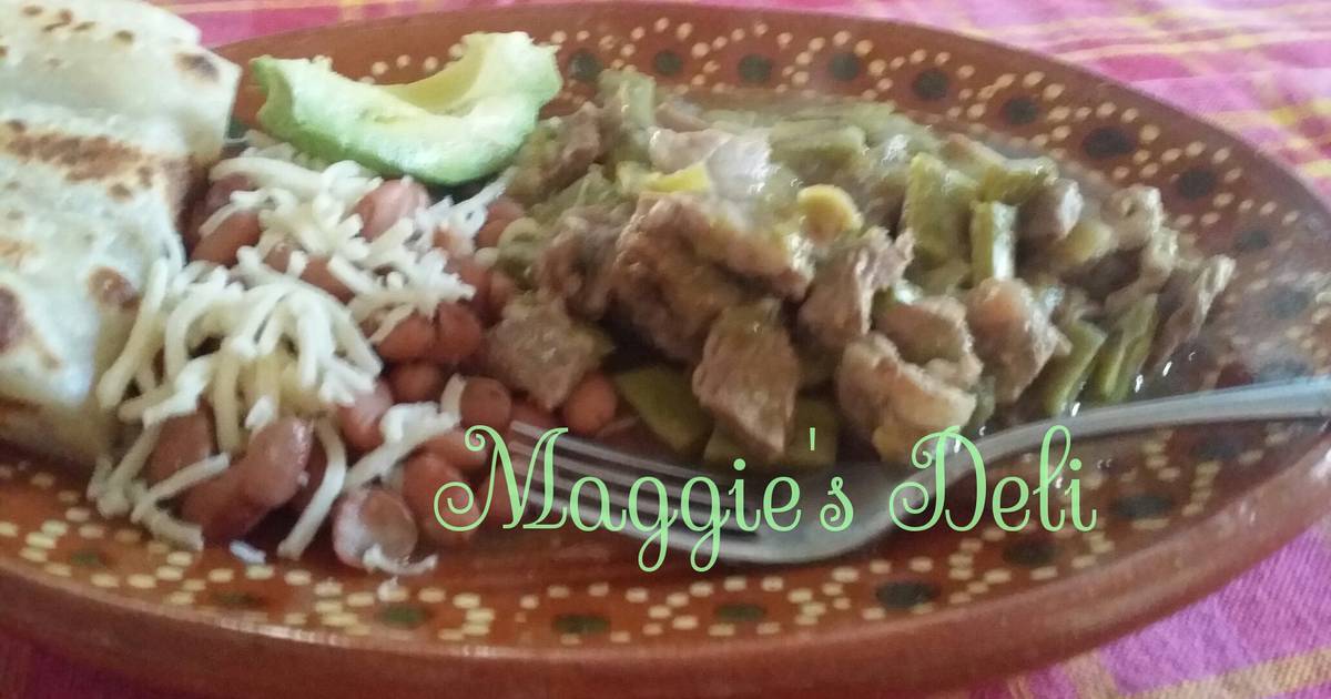 Bistec Con Nopales En Salsa Verde Receta De Maggie Cookpad 1279