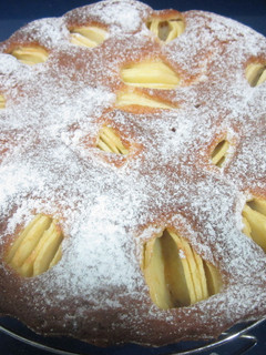 Una foto de Bizcocho de manzana con brandy