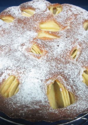 Una foto de Bizcocho de manzana con brandy