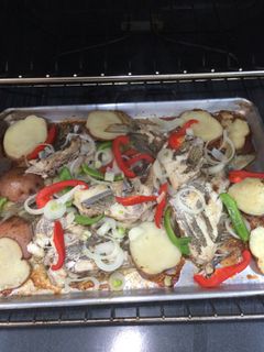 Una foto de Pescado al horno 